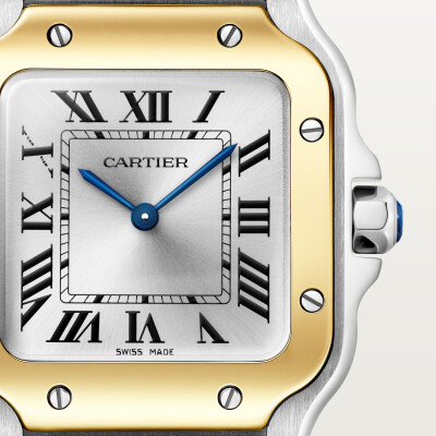 Santos de Cartier Watch Small Model Yellow gold 750/1000 and steel case