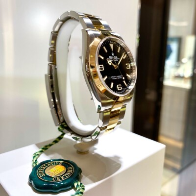 Rolex Explorer – Réf. 124273 – Bicolore Acier & Or Jaune – 2024 - Full Set
