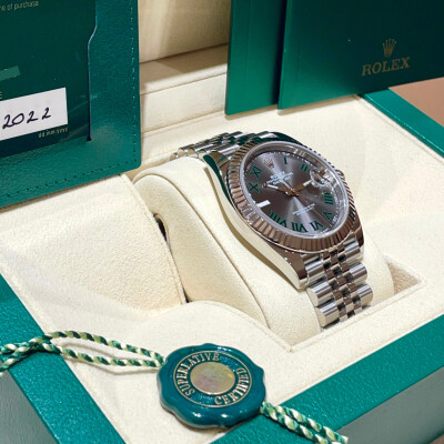 Rolex Datejust 41 – Réf. 126334 – Cadran Gris rhodium – Full Set – 2022