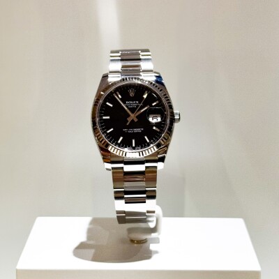 Rolex Oyster Perpetual Date 34 mm – Ref. 115200 – Cadran Noir – Full Set 2020