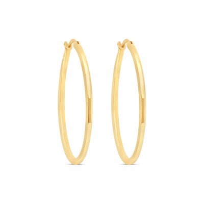 Boucles Créoles Allongées Pm or jaune