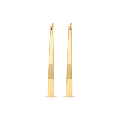 Boucles Créoles Allongées or jaune