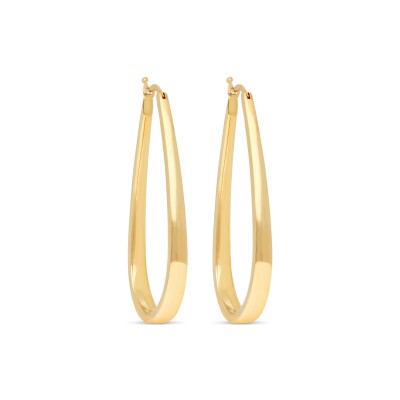Boucles Créoles Allongées or jaune