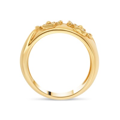Bague Fleur d'Eclat or jaune Diamant