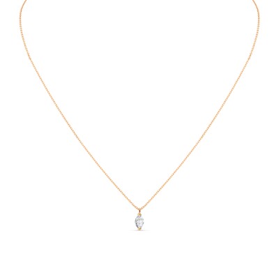 Collier Force Marquise or rose Diamant