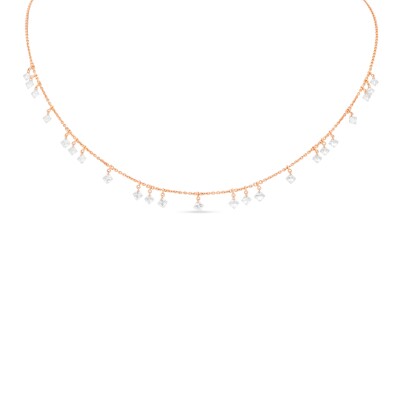 Collier Nuée Précieuse or rose Diamant