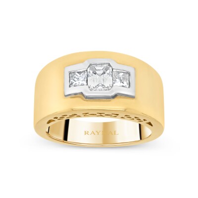 Bague Héritage or jaune Diamant