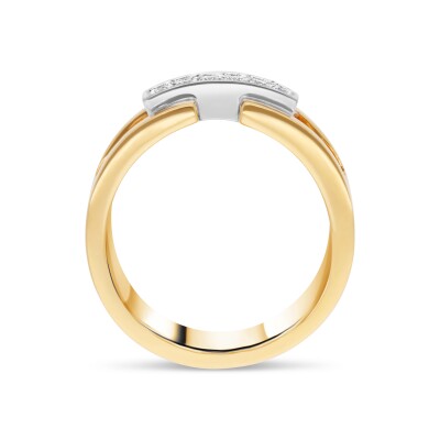 Bague Architecture or rose, or blanc, Diamant