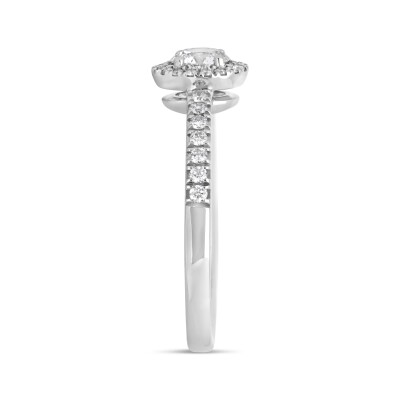 Bague Entourage d'Amour platine, Diamant