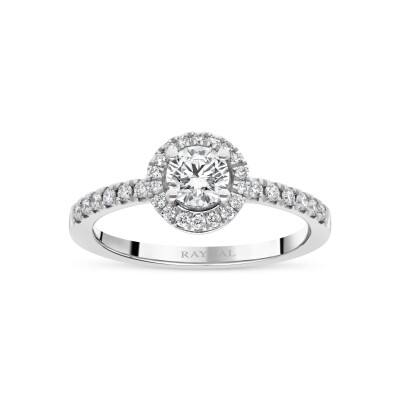 Bague Entourage d'Amour platine, Diamant