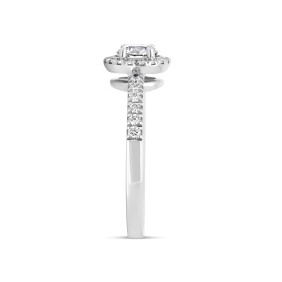 Bague Entourage d'Amour platine Diamant