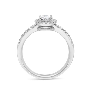 Bague Entourage d'Amour platine Diamant