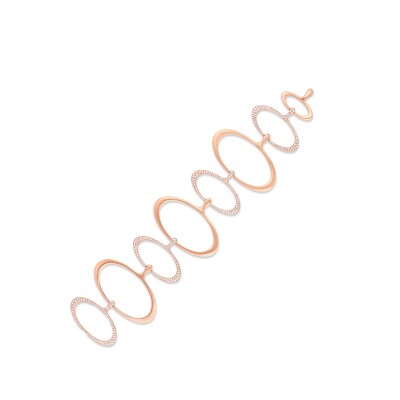 Bracelet Mille Cercles or rose Diamant