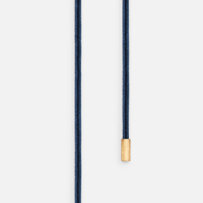 Collier Ole Lynggaard Chaîne Design bleue avec embouts en or 18 carats