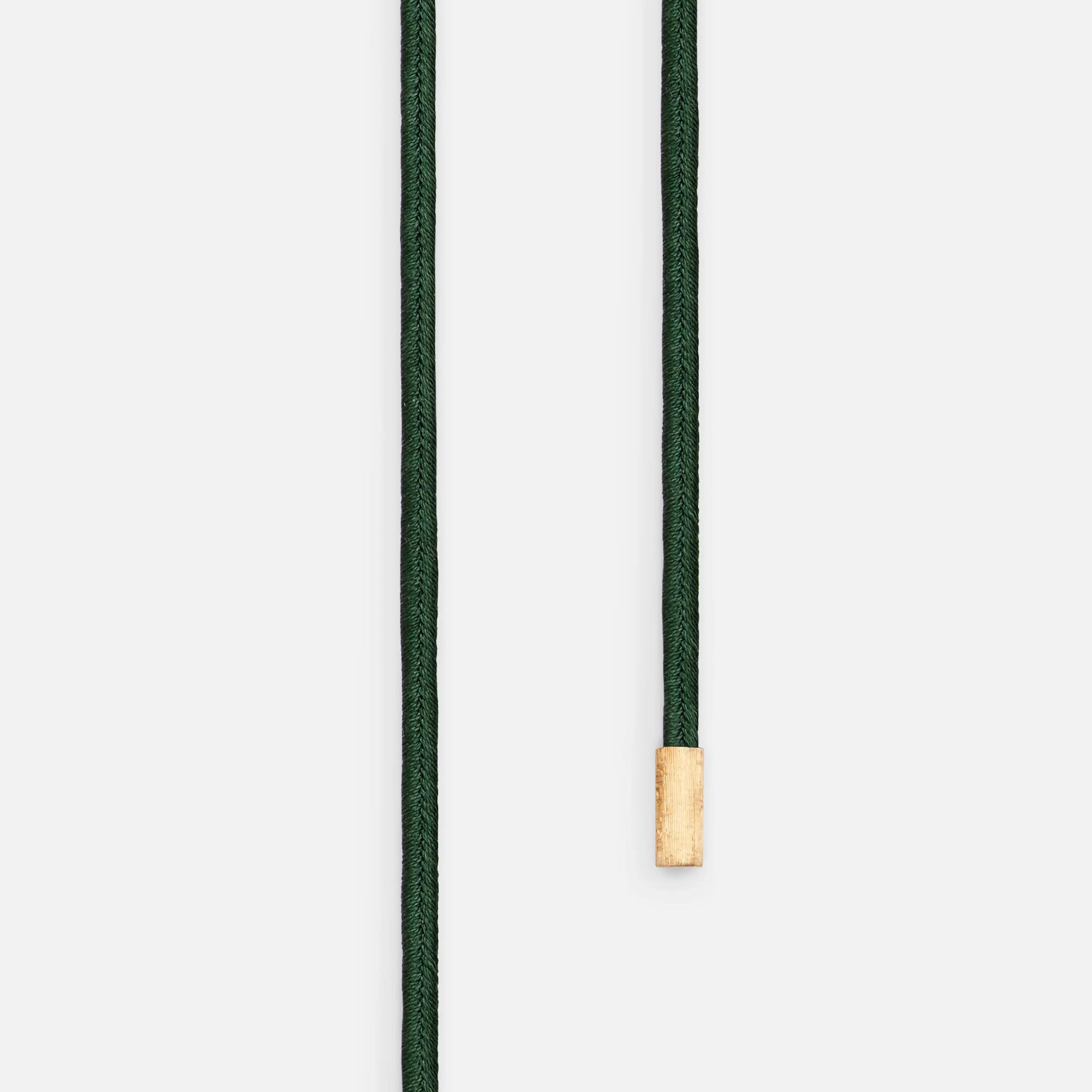 Collier Ole Lynggaard Chaîne Design vert foncé avec embouts en or 18 carats