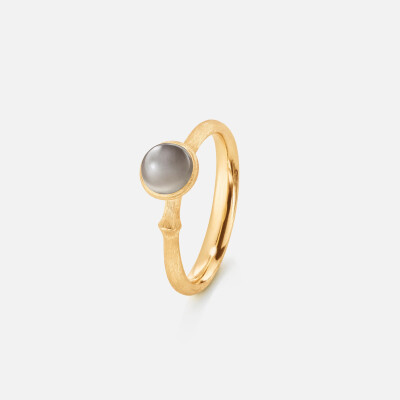 Bague Ole Lynggaard Lotus Or 18 carats et pierre de lune grise