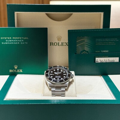 Rolex Submariner – Ref. 124060 – Black Dial – Full Set – 2020