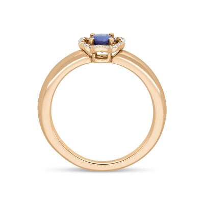 Fleurette Ring – Sapphire & Diamonds – Karima Raynal
