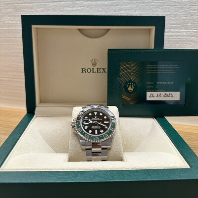 Rolex GMT-Master II – Réf. 126720VTNR – Acier – Lunette Verte & Noire – Full Set – 2024