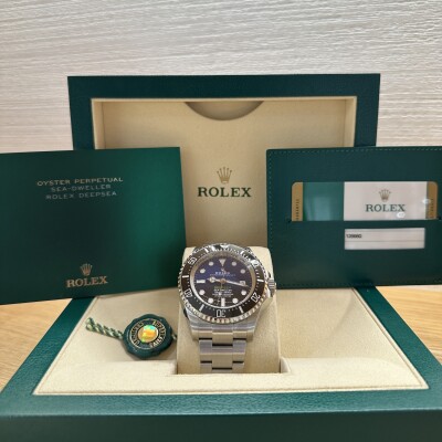 Rolex Deepsea D-Blue – Réf. 126660 – Acier – Cadran Dégradé Bleu/Noir – Full Set – 2018