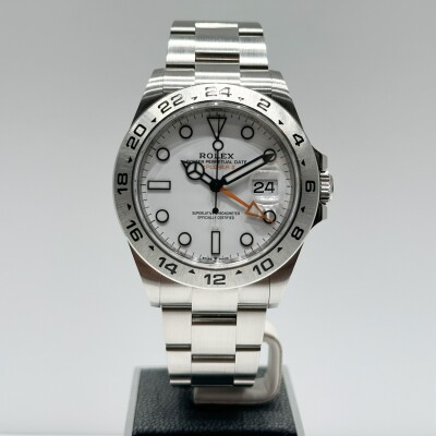 Rolex Explorer II – Réf. 226570 – Acier – Cadran Blanc – Full Set – 2022