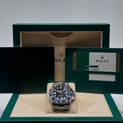 Rolex GMT-Master II “Batman” – Réf. 116710BLNR – Lunette Noire & Bleue – Full Set 2018