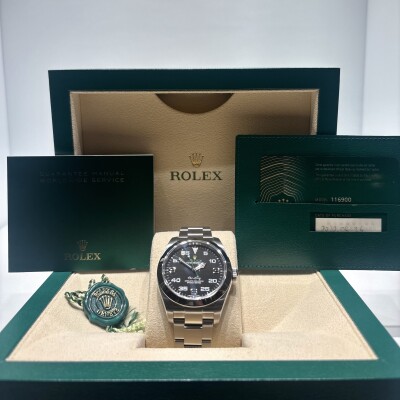 Rolex Air-King – Réf. 116900 – Cadran Noir – Full Set