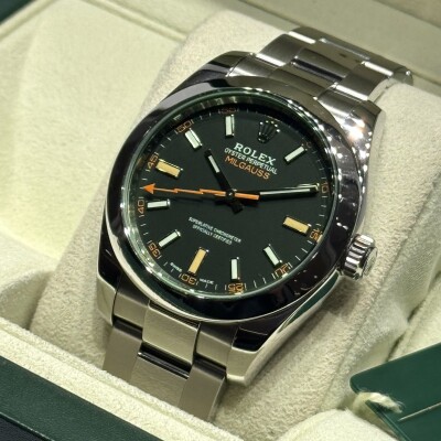 Rolex Milgauss « Verre Vert » – Réf. 116400GV – Cadran Noir – Full Set 2011
