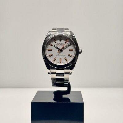 Rolex Milgauss – Réf. 116400 – Acier – Cadran Blanc - Full set - 2009