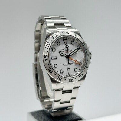 Rolex Explorer II – Ref. 226570 – Steel – White Dial – Full Set – 2022