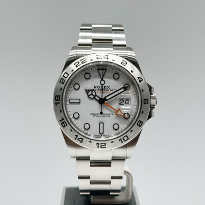 Rolex Explorer II – Ref. 226570 – Steel – White Dial – Full Set – 2022
