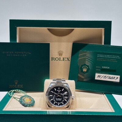 Rolex Sky-Dweller – Ref. 326934 – Black Dial – Full Set 2021