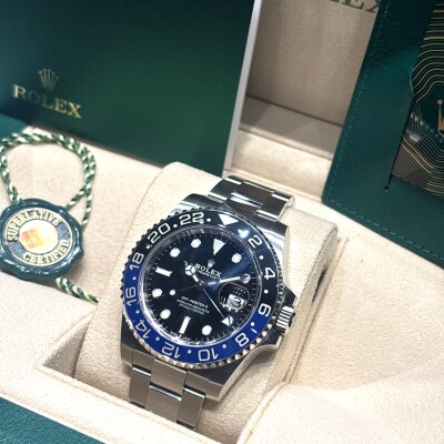 Rolex GMT-Master II “Batman” – Ref. 126710BLNR – Black & Blue Bezel – Full Set 2021