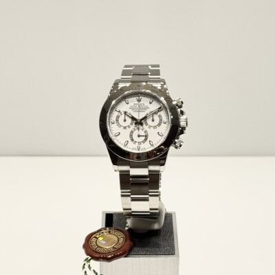 Rolex Cosmograph Daytona – Ref. 116520 – Stainless Steel – White Dial – Full Set 2010