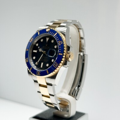 Rolex Submariner Date – Réf. 126613LB – Acier & Or Jaune – Cadran Bleu – Lunette Bleue – Full Set