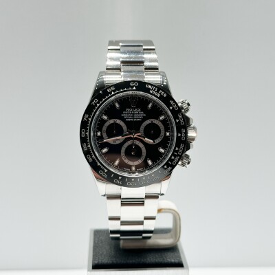 Rolex Cosmograph Daytona – Réf. 116500LN – Acier – Cadran Noir – Lunette Céramique Noire – Full Set