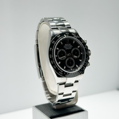 Rolex Cosmograph Daytona – Réf. 116500LN – Acier – Cadran Noir – Lunette Céramique Noire – Full Set