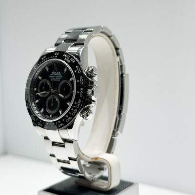 Rolex Cosmograph Daytona – Réf. 116500LN – Acier – Cadran Noir – Lunette Céramique Noire – Full Set