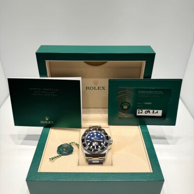 Rolex Sea-Dweller Deepsea D-Blue – Réf. 126660 – Acier – Cadran Bleu Dégradé – Full Set 2021
