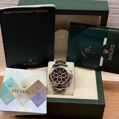 Rolex Cosmograph Daytona – Réf. 116520 – Acier – Cadran Noir – Lunette Acier – 2006