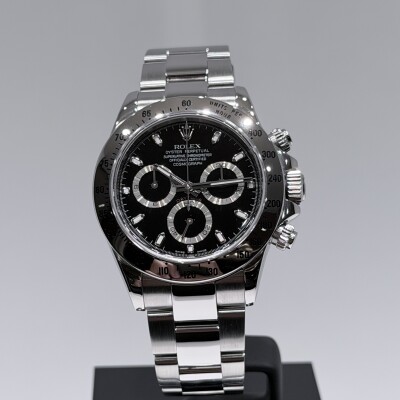 Rolex Cosmograph Daytona – Réf. 116520 – Acier – Cadran Noir – Lunette Acier – 2006
