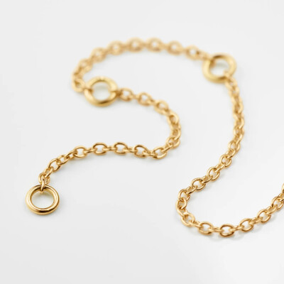 Ole Lynggaard anchor 40 necklace in yellow gold