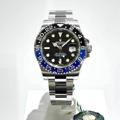 Rolex GMT-Master II « Batman » – Réf. 116710BLNR – Acier – Cadran Noir – Lunette Noire & Bleue – Full Set 2017