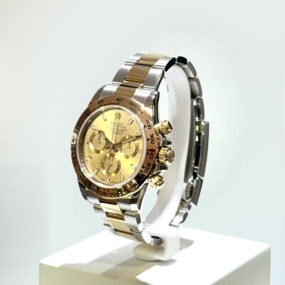 Rolex Cosmograph Daytona – Réf. 116503 – Acier & Or Jaune – Cadran Champagne – Lunette Tachymétrique – Full Set 2021