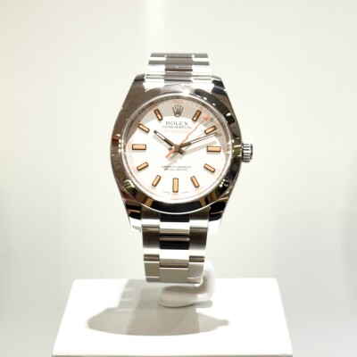 Rolex Milgauss – Réf. 116400 – Acier – Cadran Blanc – Full Set