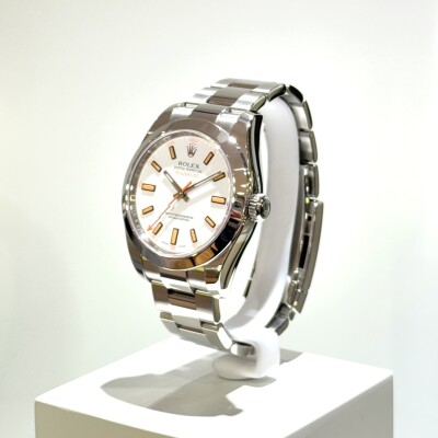 Rolex Milgauss – Réf. 116400 – Acier – Cadran Blanc – Full Set