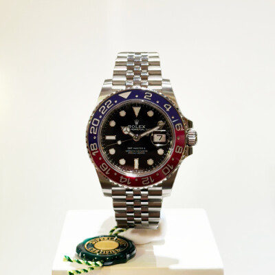 Rolex GMT-Master II “Pepsi” – Ref. 126710BLRO – Steel – Black Dial – Red & Blue Bezel - Full Set 2022