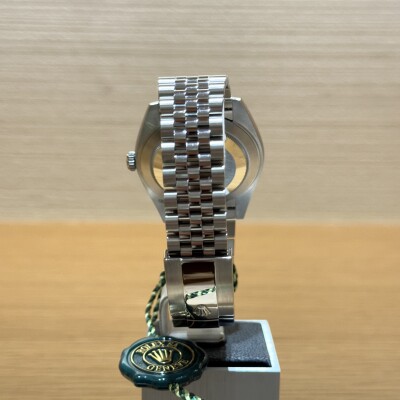 Rolex Datejust 41 – Ref. 126334 – Steel & White Gold – Slate Dial Green Roman Numerals – Fluted Bezel – Full Set 2024