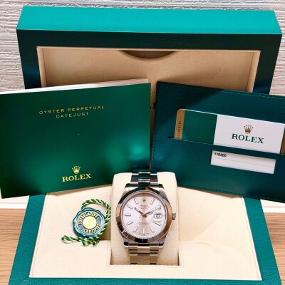Rolex Datejust 41 – Réf. 116300 – Acier – Cadran Argent – Lunette Acier – Full Set