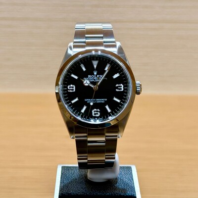 Rolex Explorer I – Réf. 124270 – Acier – Cadran Noir – Lunette Acier – Full Set